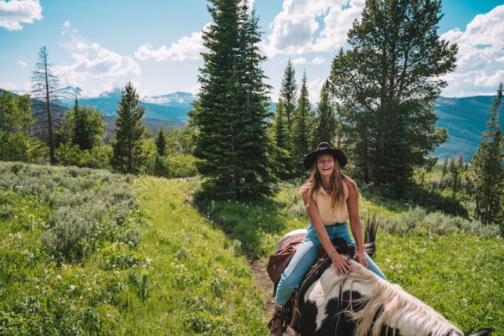 Horse riding at Darwin Ranch