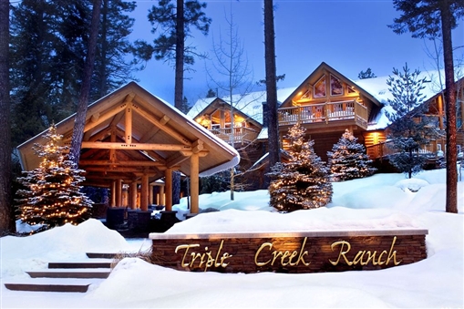 Triple Creek Ranch winter ranch vacations